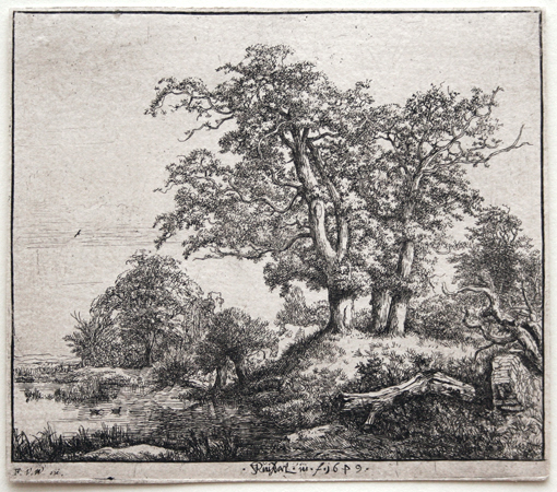 Ruisdael: Three Large Oaks