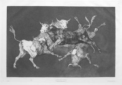 Goya Print: Lluvia de Toros
